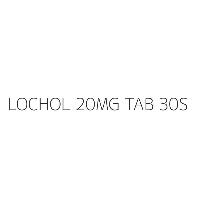 LOCHOL 20MG TAB 30S