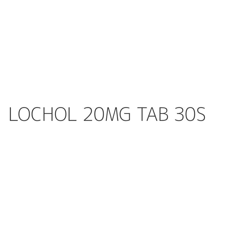LOCHOL 20MG TAB 30S