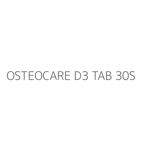 OSTEOCARE D3 TAB 30S