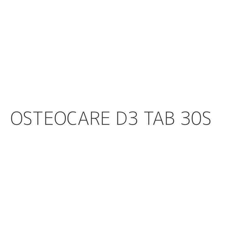 OSTEOCARE D3 TAB 30S