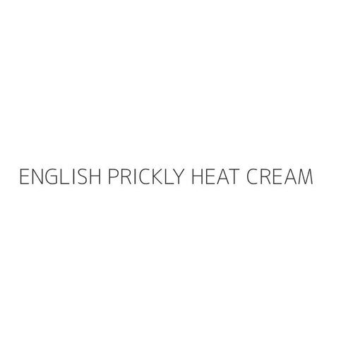 ENGLISH PRICKLY HEAT CREAM