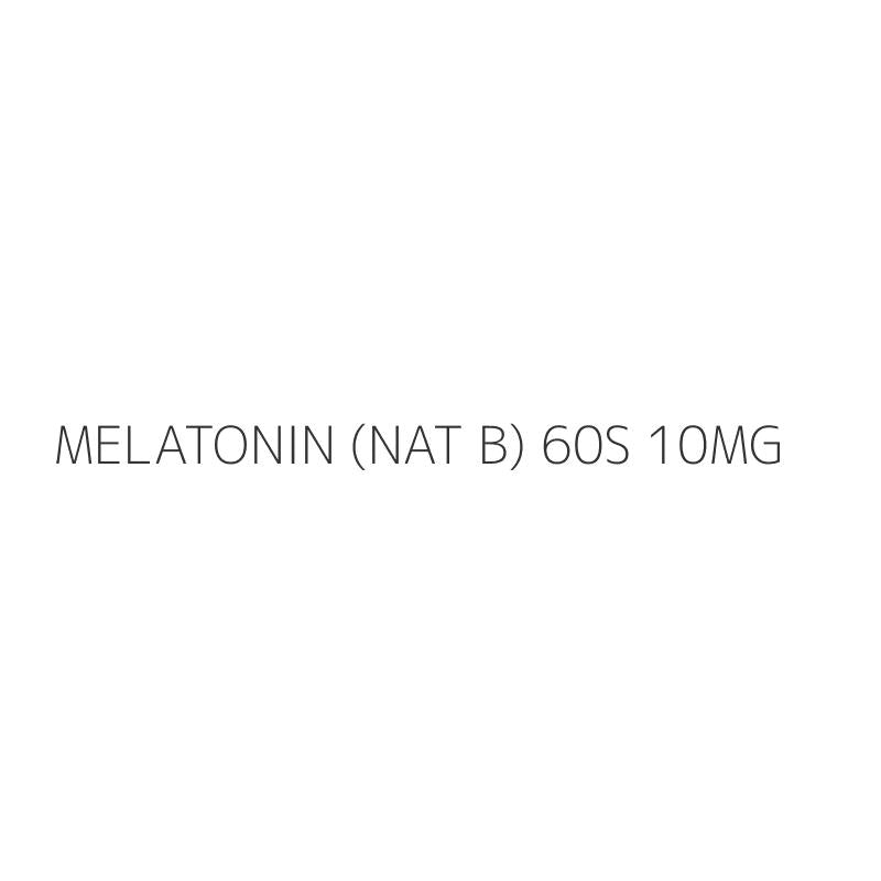 MELATONIN (NAT B) 60S 10MG