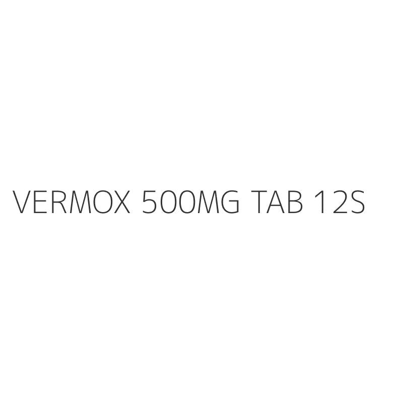 VERMOX 500MG TAB 12S