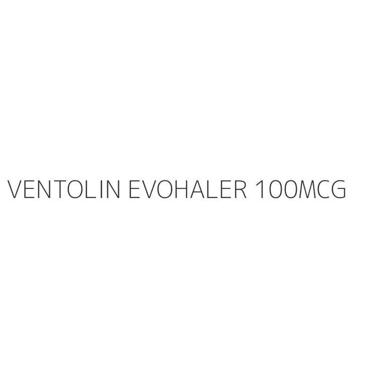 VENTOLIN EVOHALER 100MCG