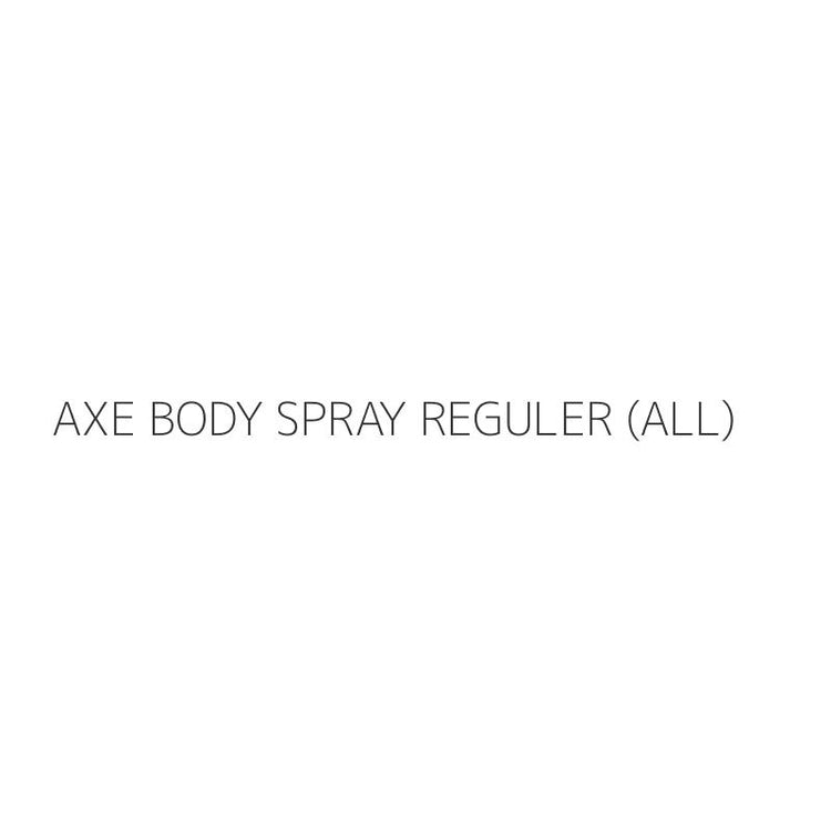 AXE BODY SPRAY REGULER (ALL)