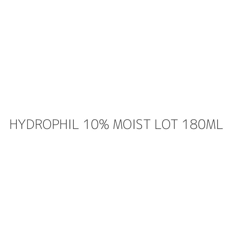 HYDROPHIL 10% MOIST LOT 180ML