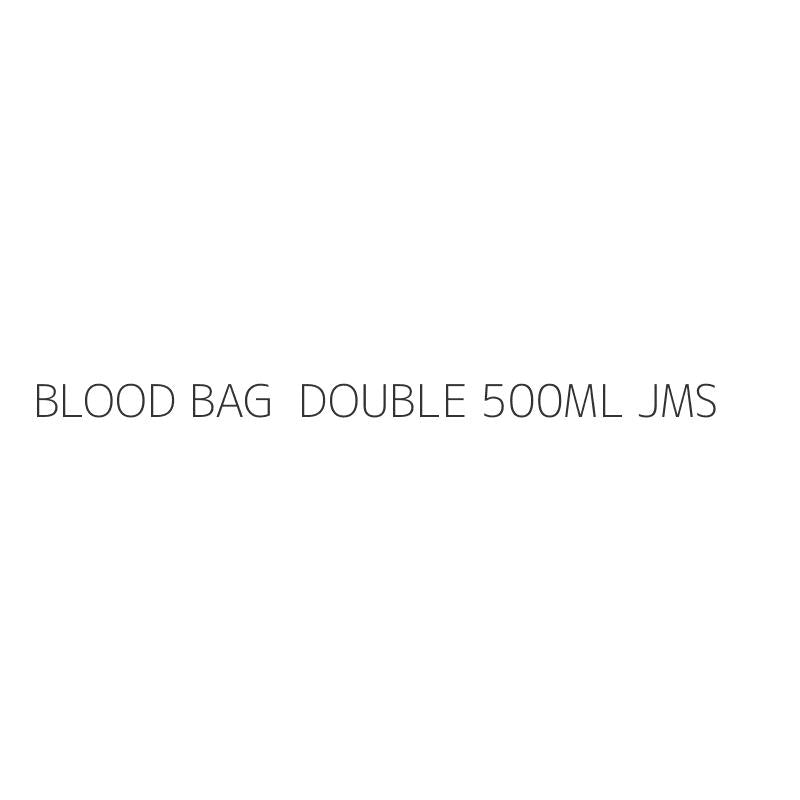 BLOOD BAG  DOUBLE 500ML JMS