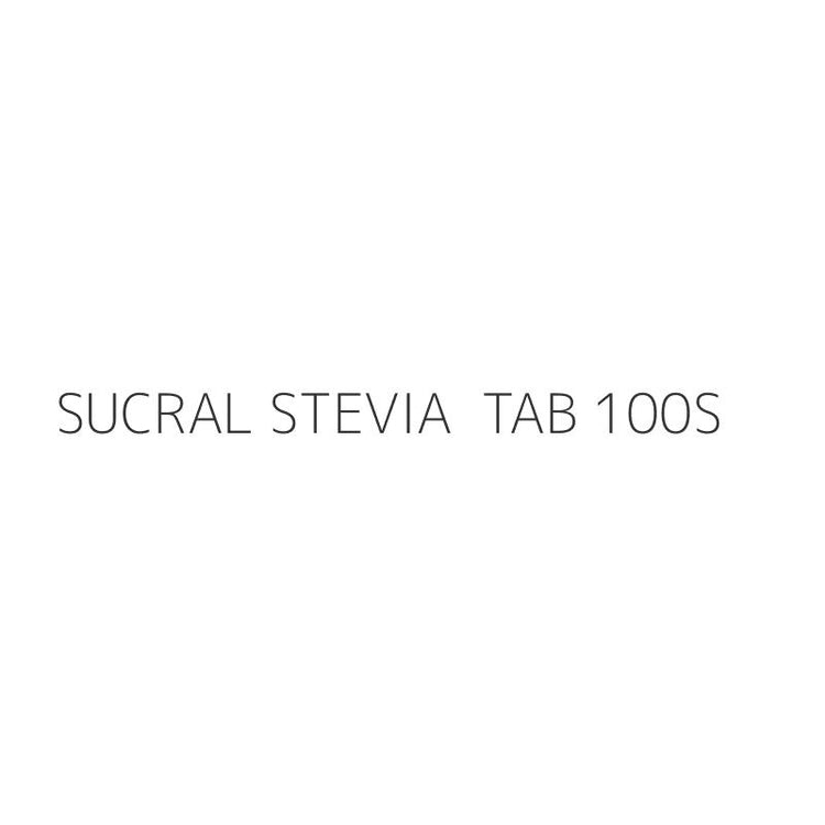 SUCRAL STEVIA  TAB 100S
