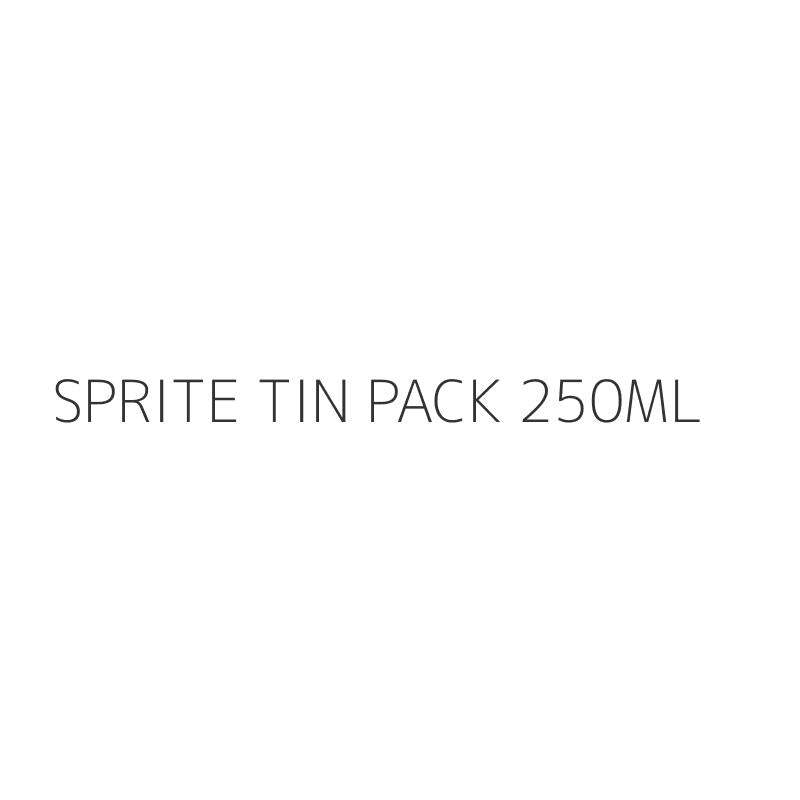 SPRITE TIN PACK 250ML