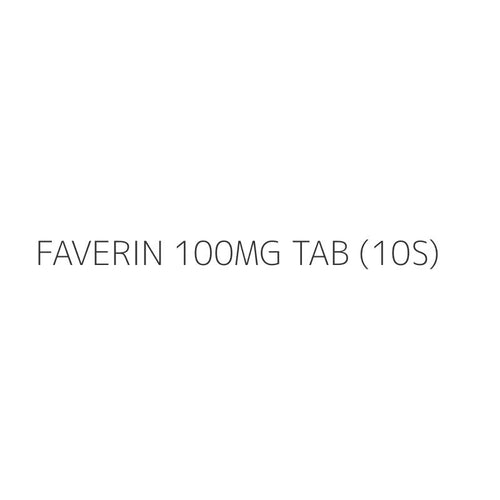 FAVERIN 100MG TAB (10S)