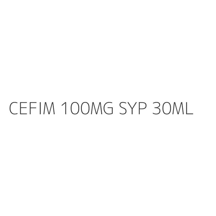 CEFIM 100MG SYP 30ML