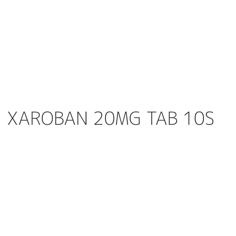 XAROBAN 20MG TAB 10S