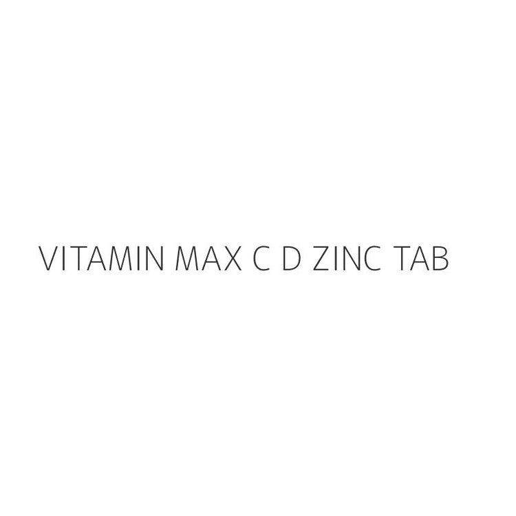 VITAMIN MAX C D ZINC TAB