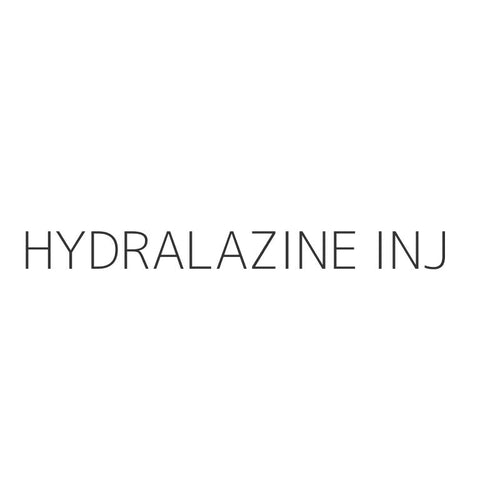 HYDRALAZINE INJ