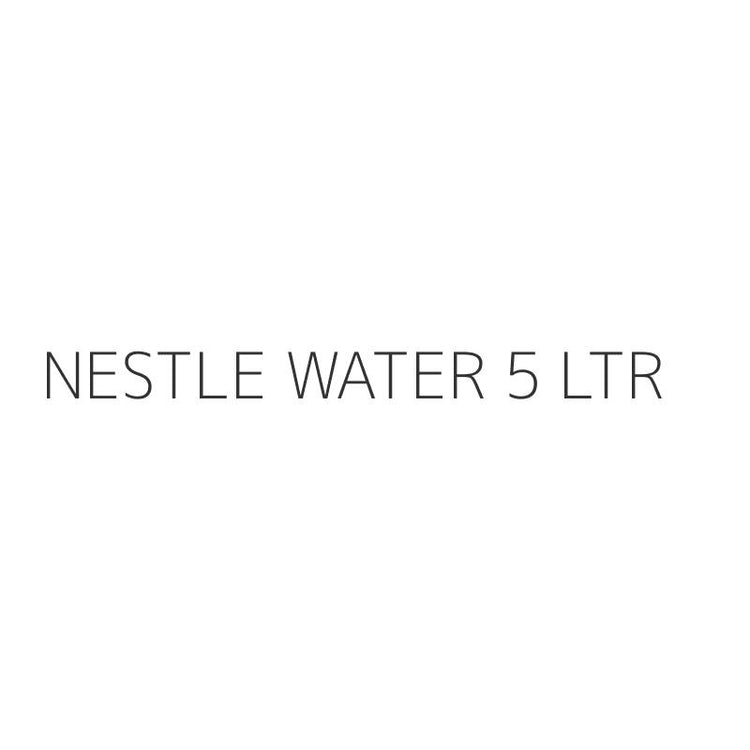 NESTLE WATER 5 LTR