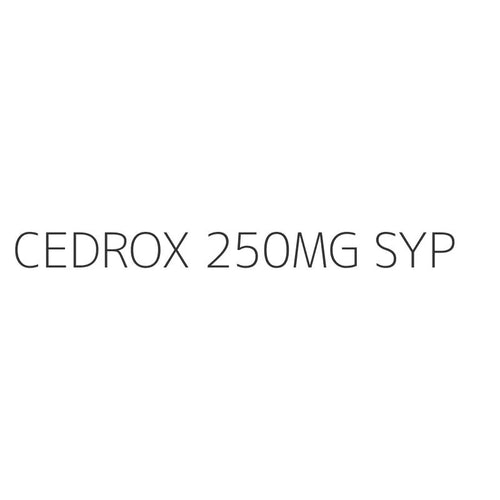 CEDROX 250MG SYP