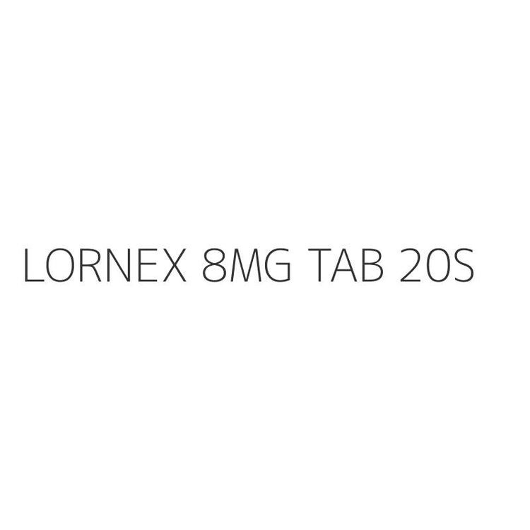 LORNEX 8MG TAB 20S