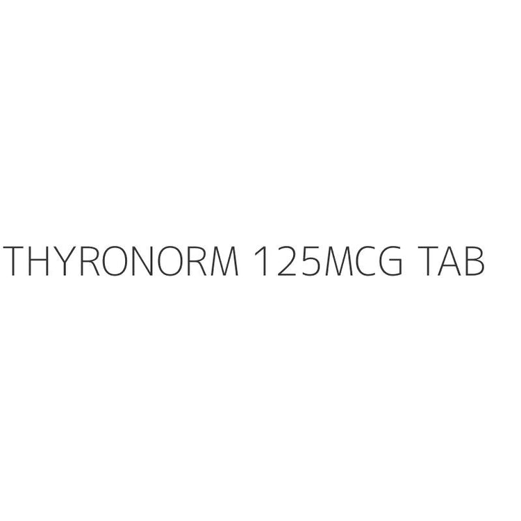 THYRONORM 125MCG TAB
