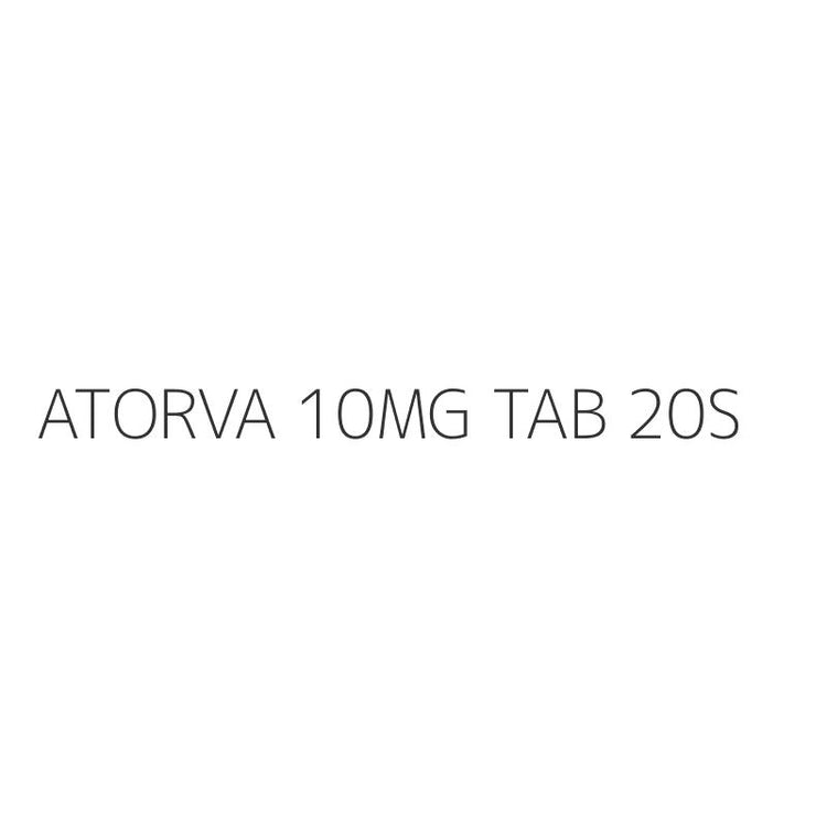 ATORVA 10MG TAB 20S