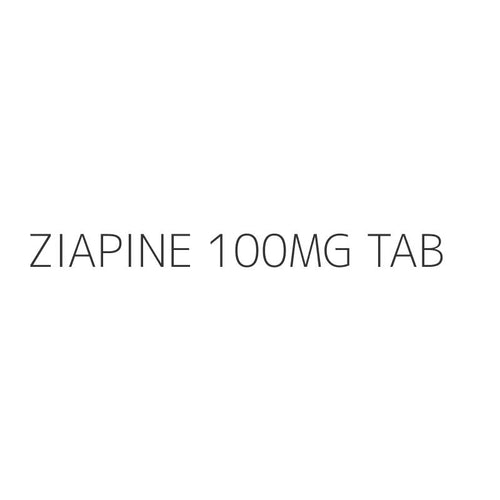 ZIAPINE 100MG TAB