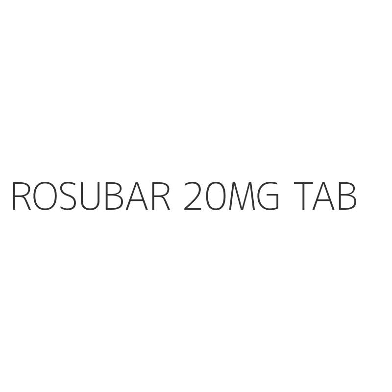 ROSUBAR 20MG TAB