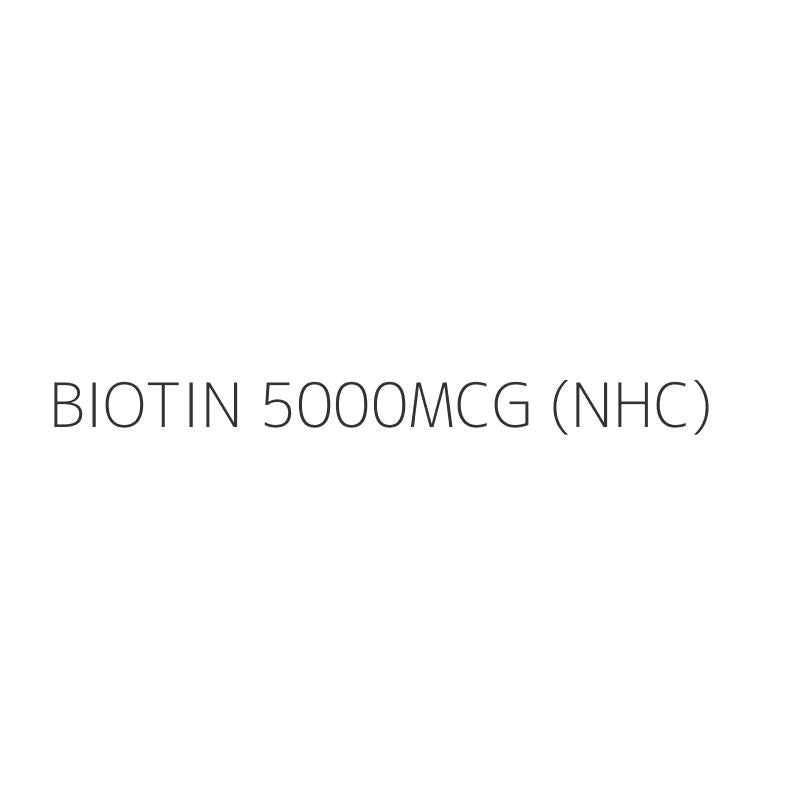BIOTIN 5000MCG (NHC)