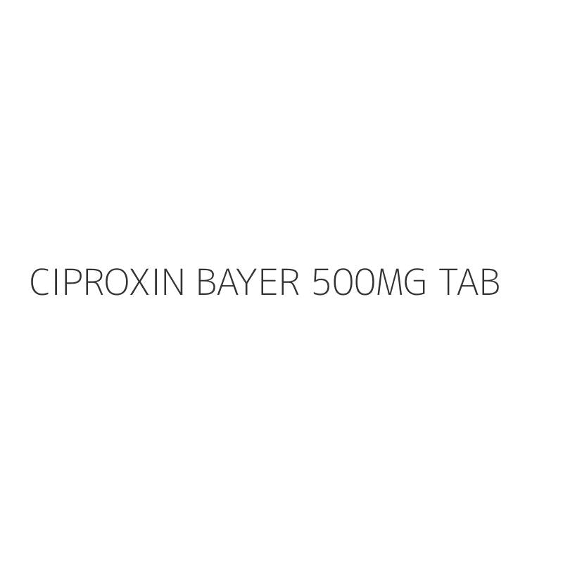 CIPROXIN BAYER 500MG TAB