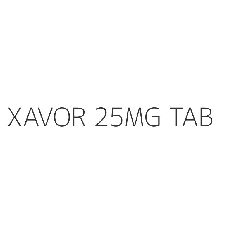 XAVOR 25MG TAB