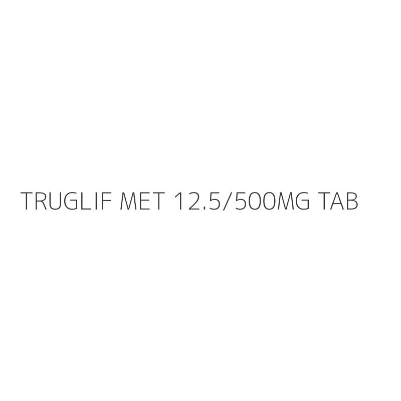 TRUGLIF MET 12.5/500MG TAB