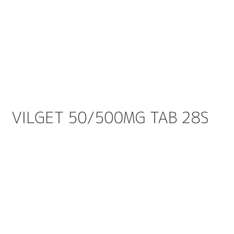 VILGET 50/500MG TAB 28S