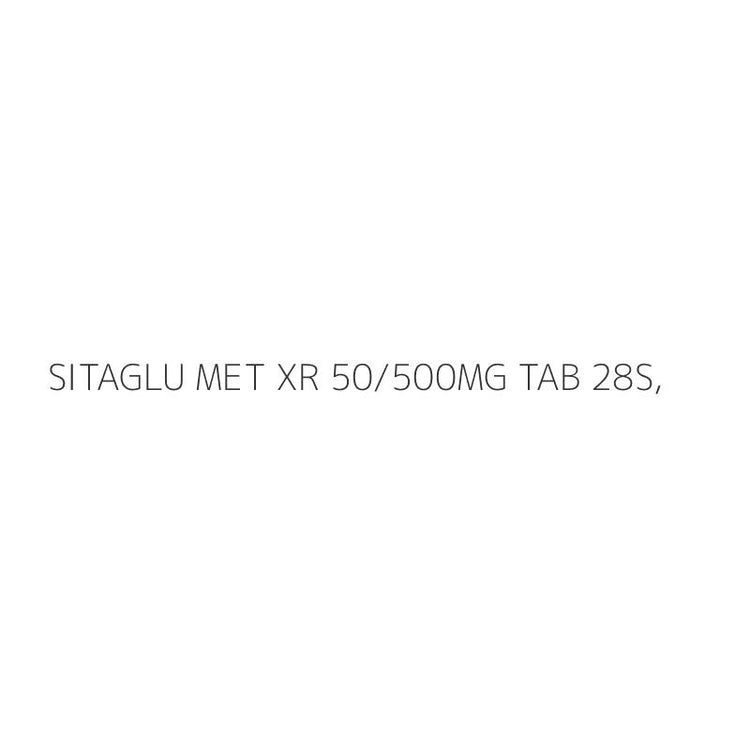 SITAGLU MET XR 50/500MG TAB 28S,