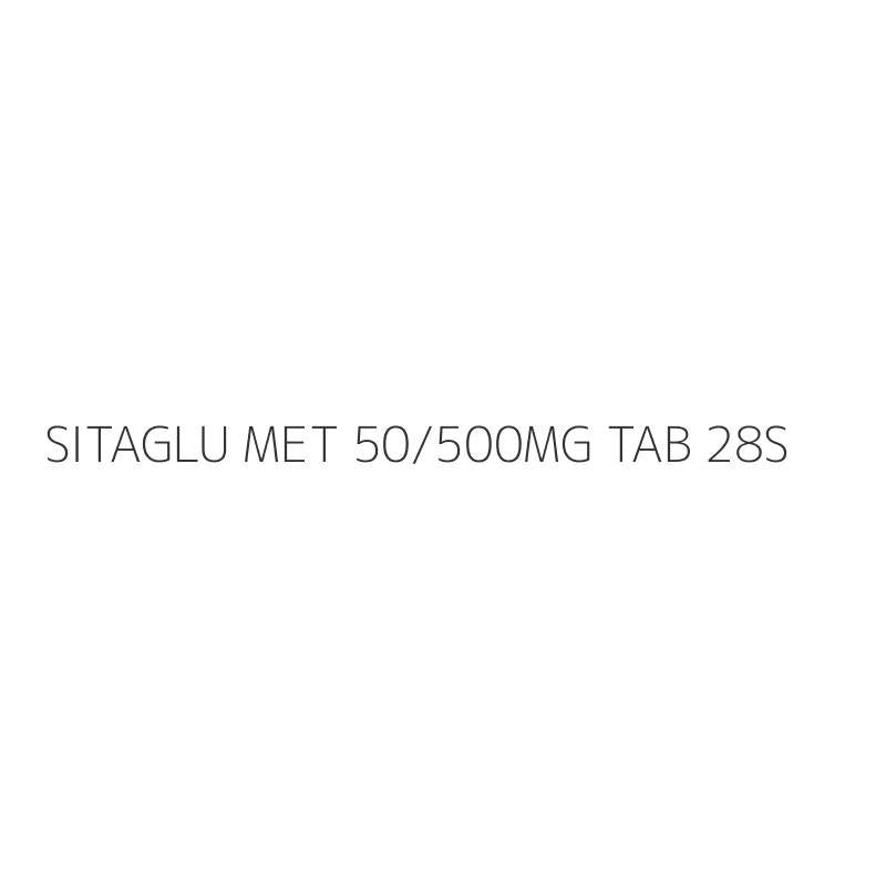 SITAGLU MET 50/500MG TAB 28S