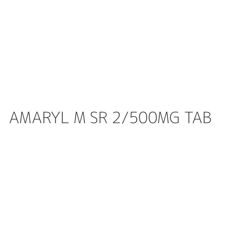 AMARYL M SR 2/500MG TAB