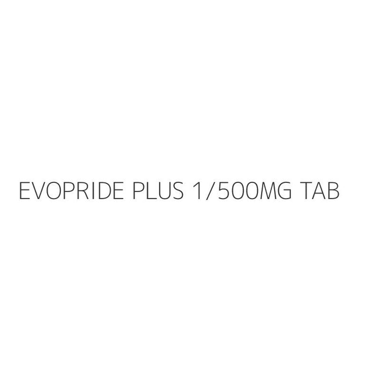 EVOPRIDE PLUS 1/500MG TAB