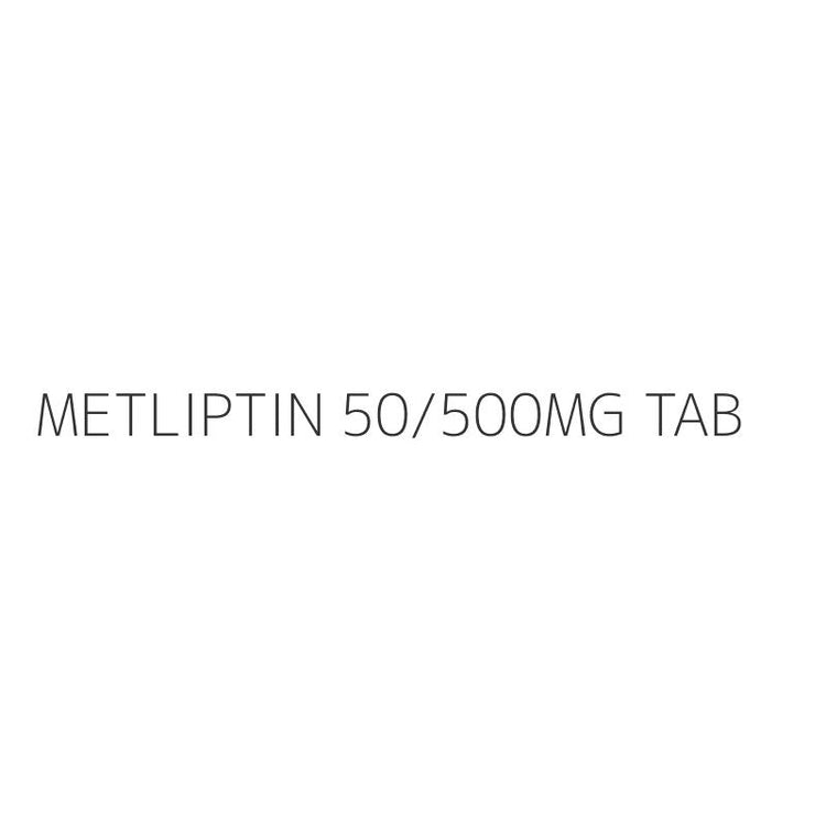 METLIPTIN 50/500MG TAB