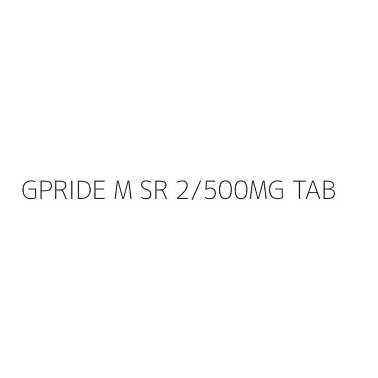 GPRIDE M SR 2/500MG TAB