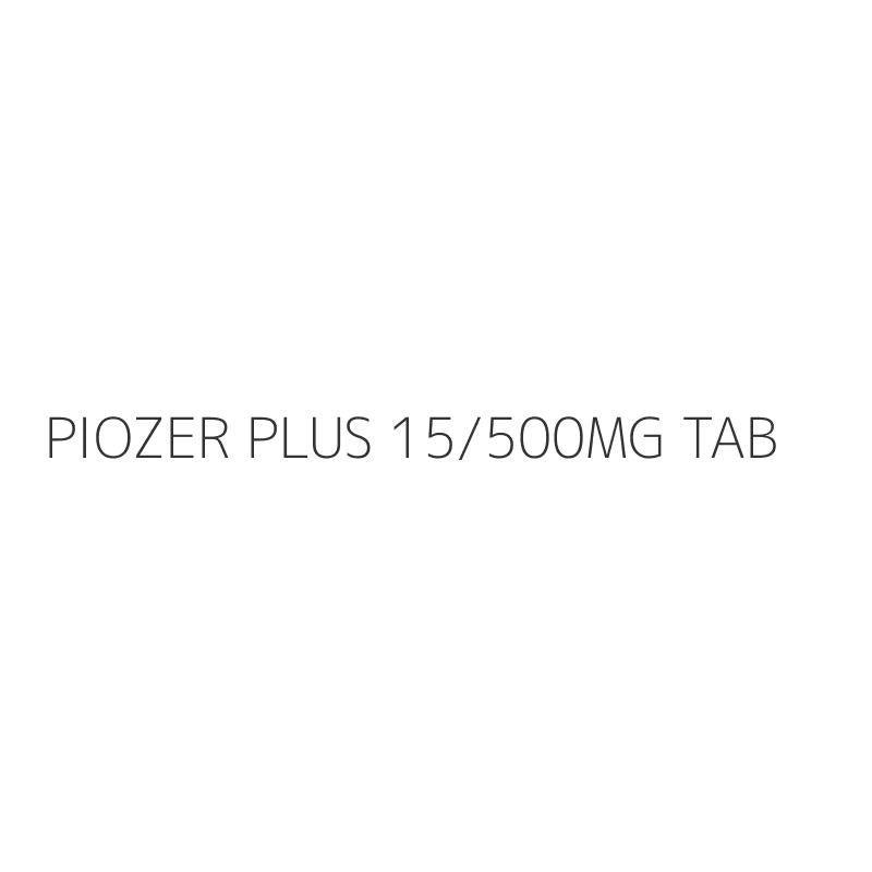 PIOZER PLUS 15/500MG TAB