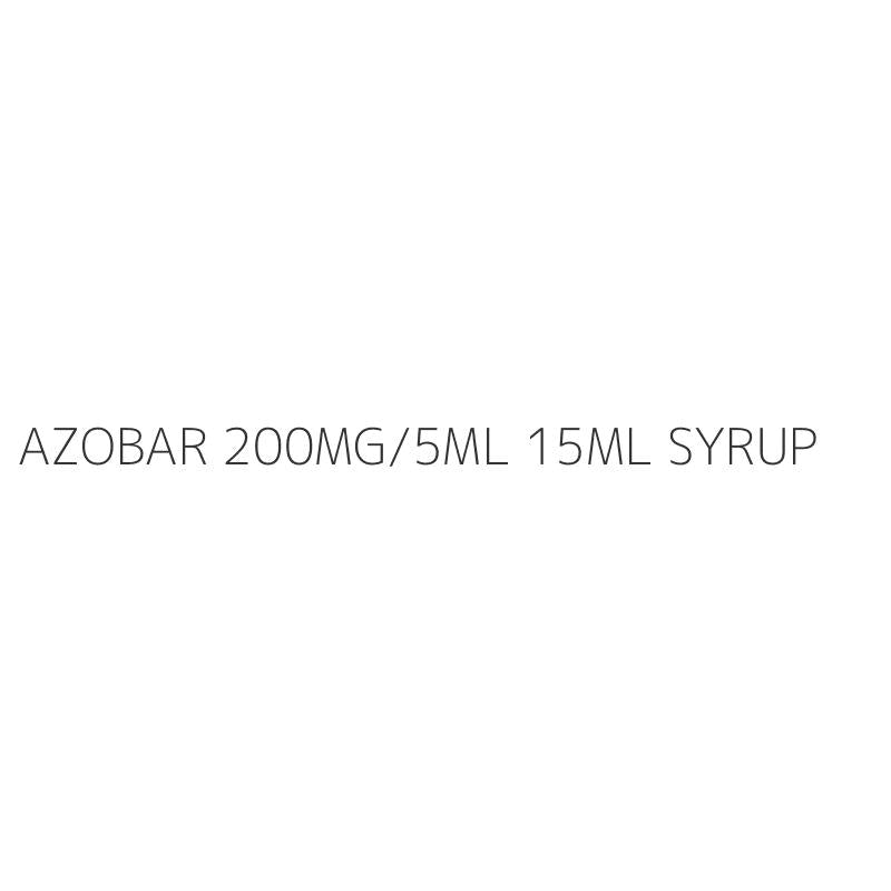 AZOBAR 200MG/5ML 15ML SYRUP