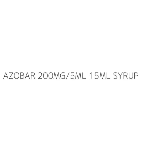 AZOBAR 200MG/5ML 15ML SYRUP