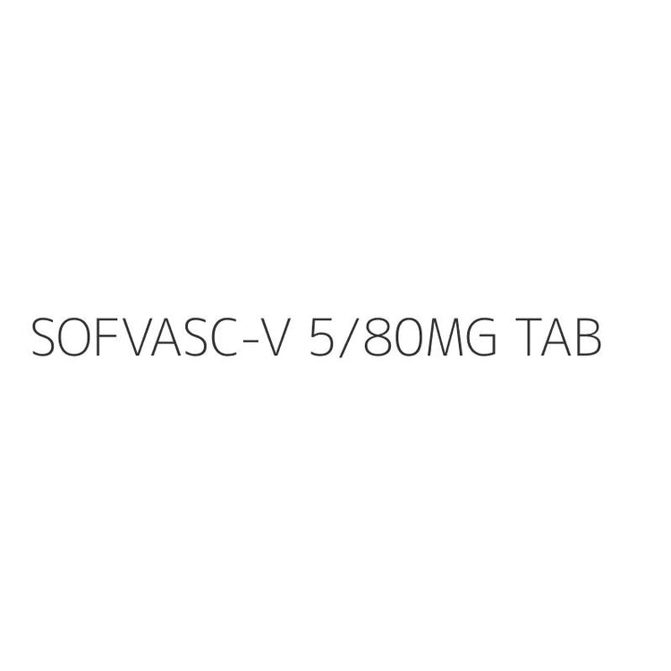 SOFVASC-V 5/80MG TAB