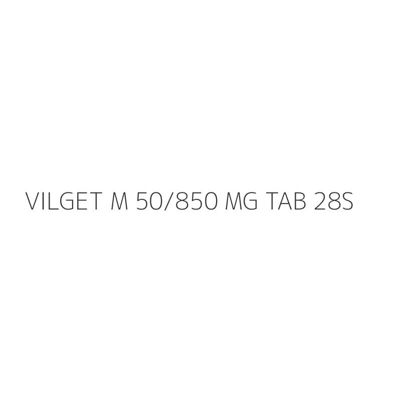 VILGET M 50/850 MG TAB 28S