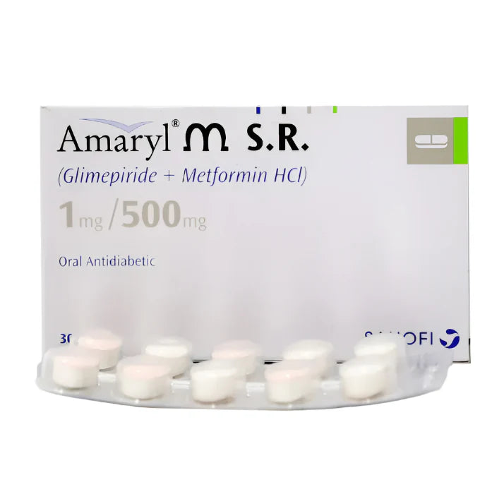 AMARYL M SR 1/500MG TAB