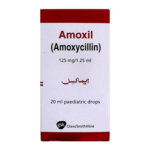AMOXIL DROPS 125MG 20ML