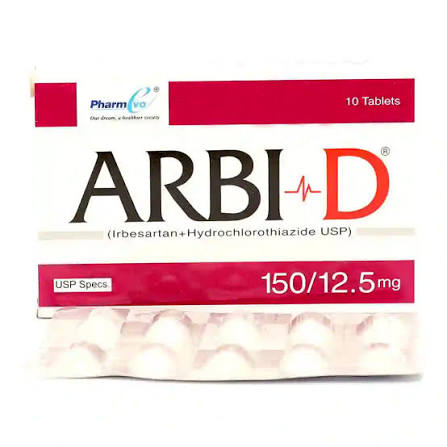 ARBI D 150/12.5MG TAB