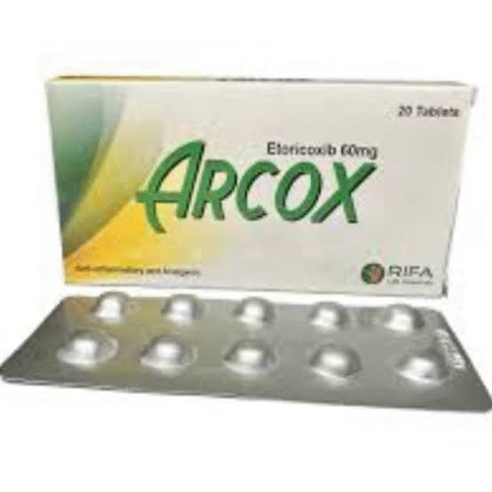 ARCOX 60MG TAB 20'S (NEW)