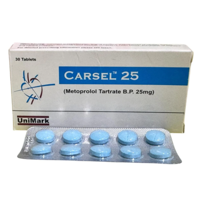 CARSEL 25MG TAB
