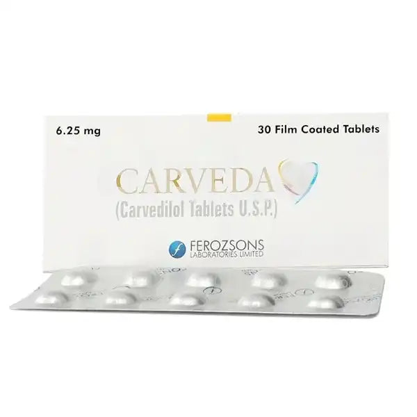 CARVEDA 6.25MG TAB