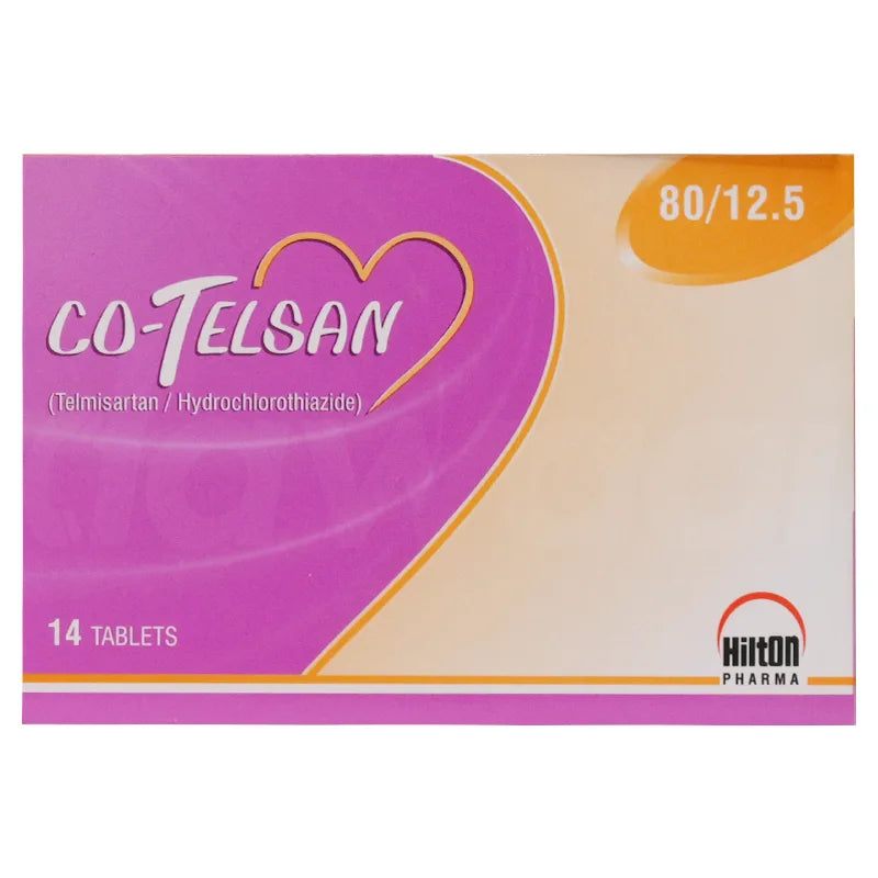 CO TELSAN 80/12.5MG TAB