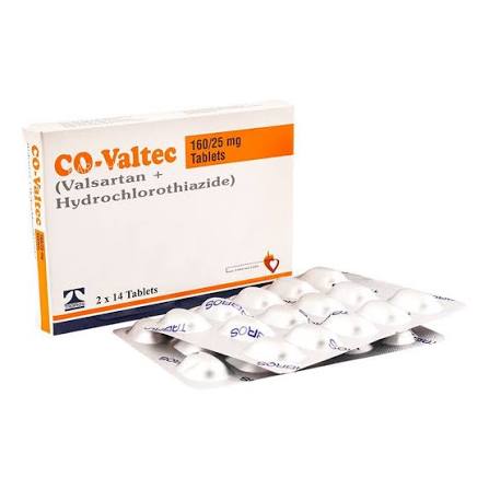 CO VALTEC 160/25MG TAB