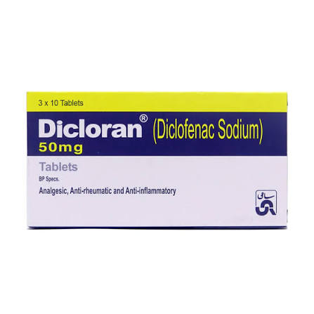 DICLORAN 50MG TAB 30S
